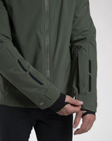 Kjus Men's Cirque Jacket Skijakke Herre - Green Slate/Black