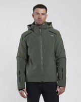 Kjus Men's Cirque Jacket Skijakke Herre - Green Slate/Black