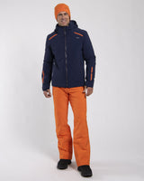 Kjus Men's Cirque Jacket Skijakke Herre - KJUS Navy/KJUS Orange - - K01133_K0113305_MF