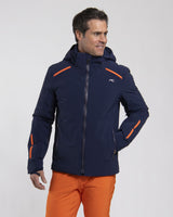 Kjus Men's Cirque Jacket Skijakke Herre - KJUS Navy/KJUS Orange - KJUS Navy KJUS Orange - K01133_K0113305_MF2