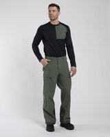 Kjus Men's FRX Lucas Shell Trousers Skibukser Herre - Green Slate