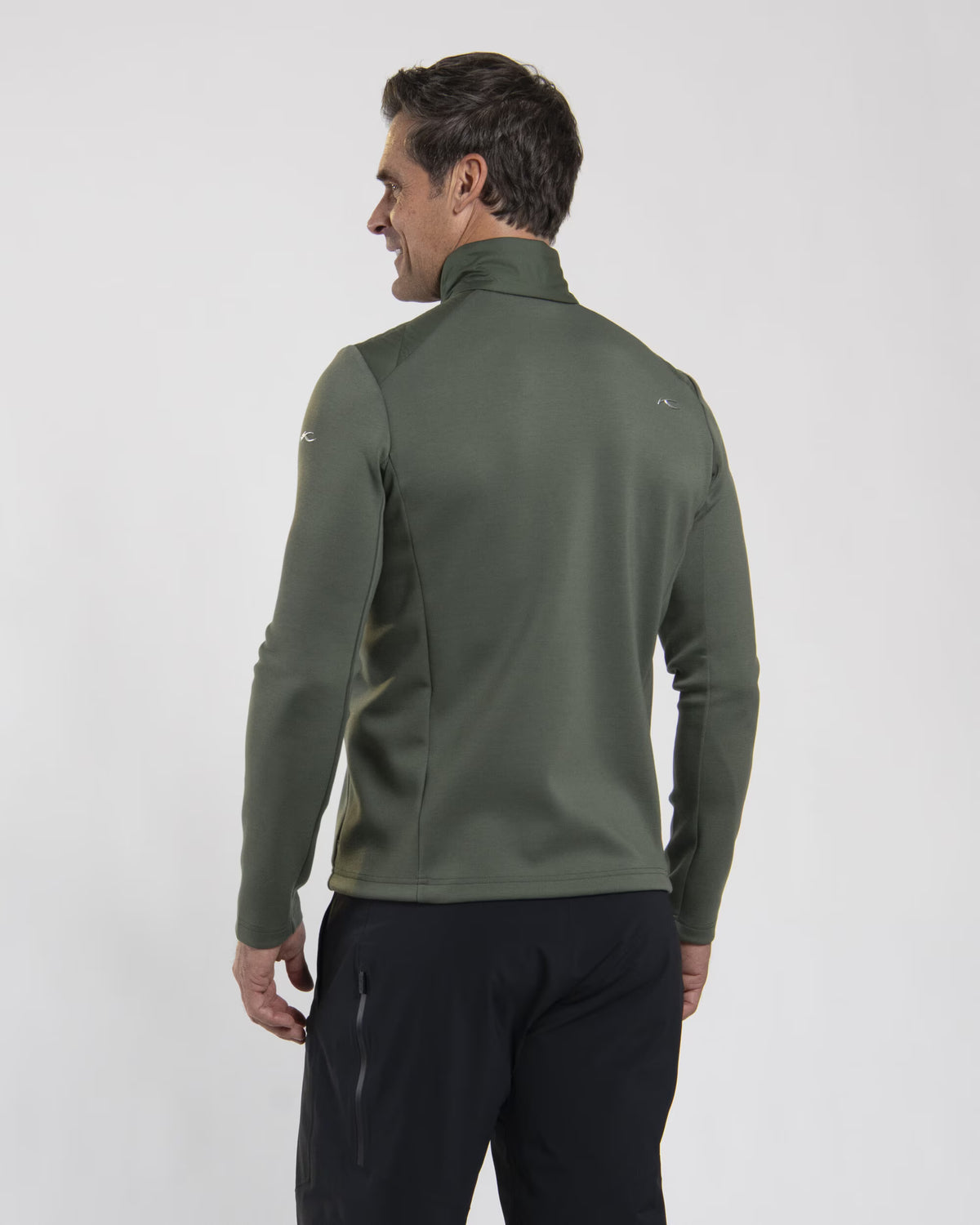 Kjus Men's Formula Midlayer Jacket Mellemlag Herre - Green Slate/Black - - K01143_K0114302_MB
