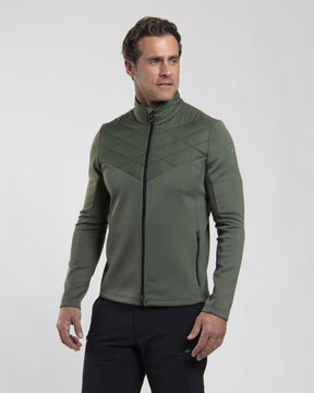 Kjus Men's Formula Midlayer Jacket Mellemlag Herre - Green Slate/Black - Green Slate Black - K01143_K0114302_MF2