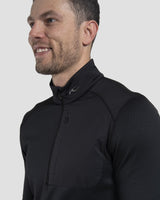 Men's Hydro Midlayer Half-Zip Mellemlag Herre - Black