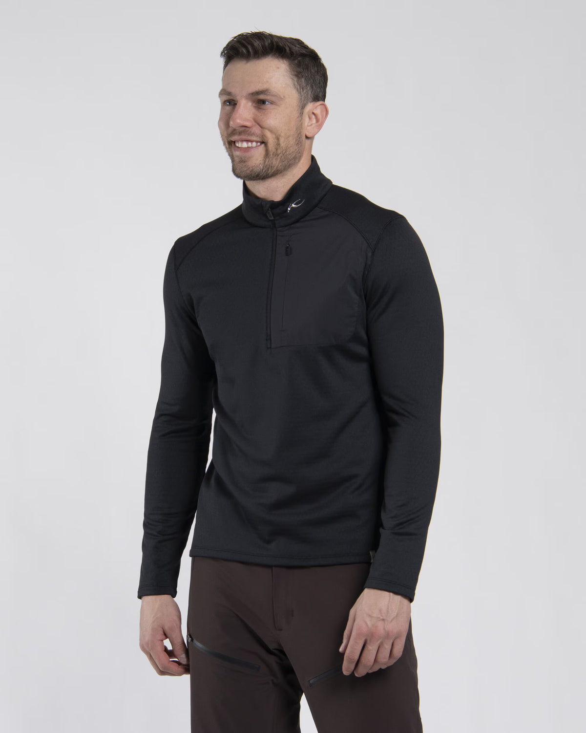 Men's Hydro Midlayer Half-Zip Mellemlag Herre - Black