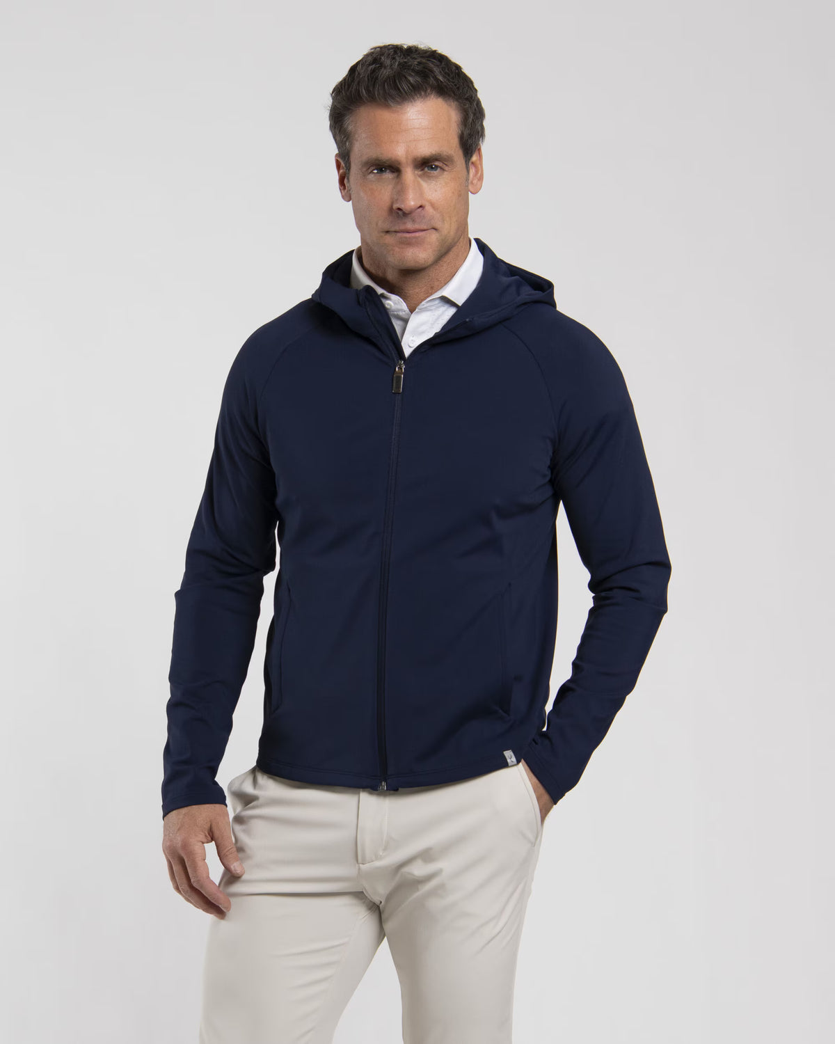 Kjus Men's Charge Hooded Midlayer Mellemlag Herre – KJUS Navy