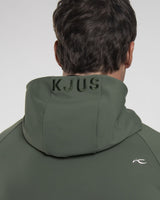 Kjus Men's Charge Hooded Midlayer Mellemlag Herre – Green Slate