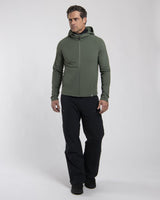 Kjus Men's Charge Hooded Midlayer Mellemlag Herre – Green Slate