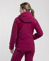 Kjus Women's FRX Summit Shell Jacket Skijakke Dame - Velvet Rouge/Black