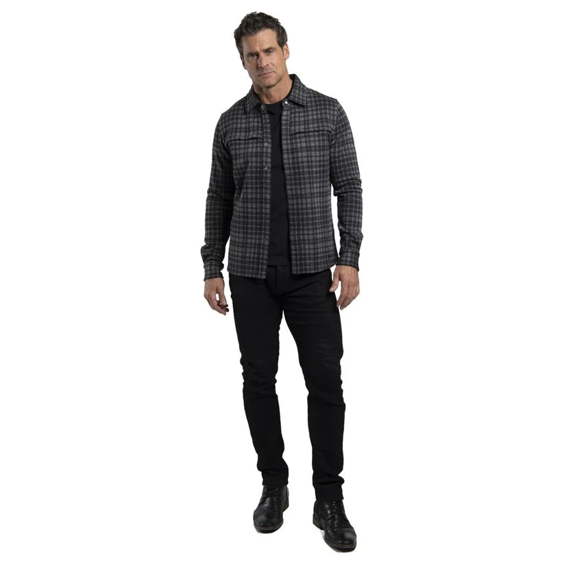Kjus Men Yellowstone Shirt Skjorte Herre - Pewter/Black - - K01207-K0120704_3