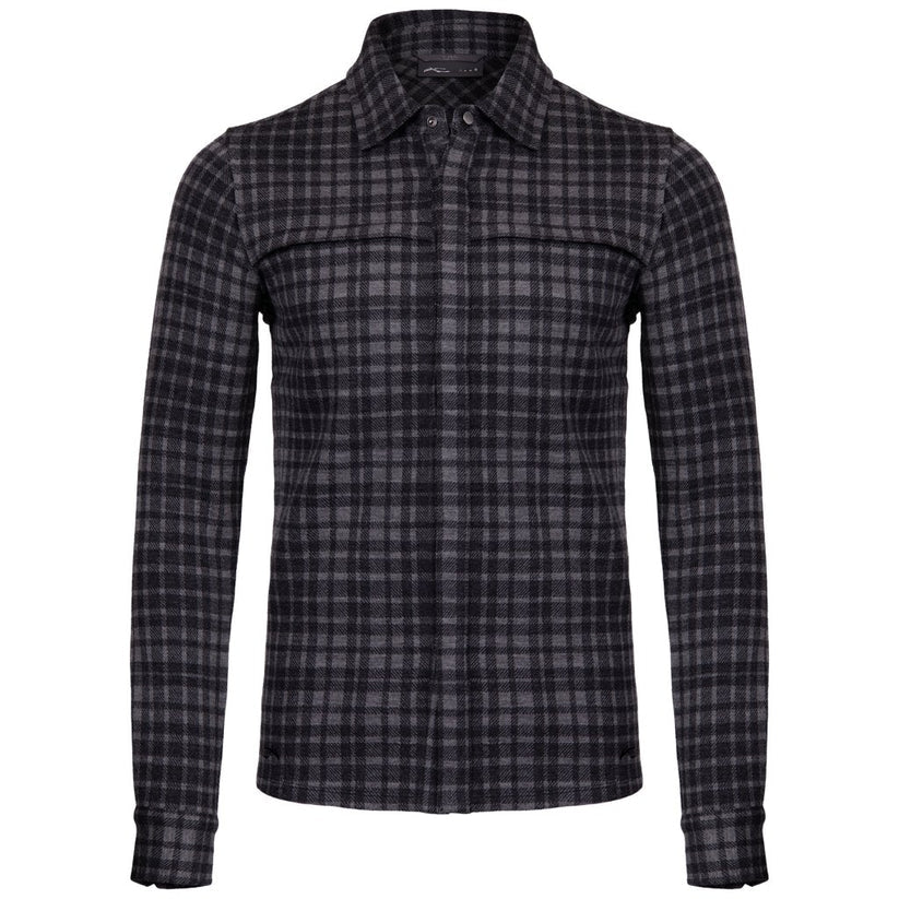 Kjus Men Yellowstone Shirt Skjorte Herre - Pewter/Black - - K01207-K0120704_7