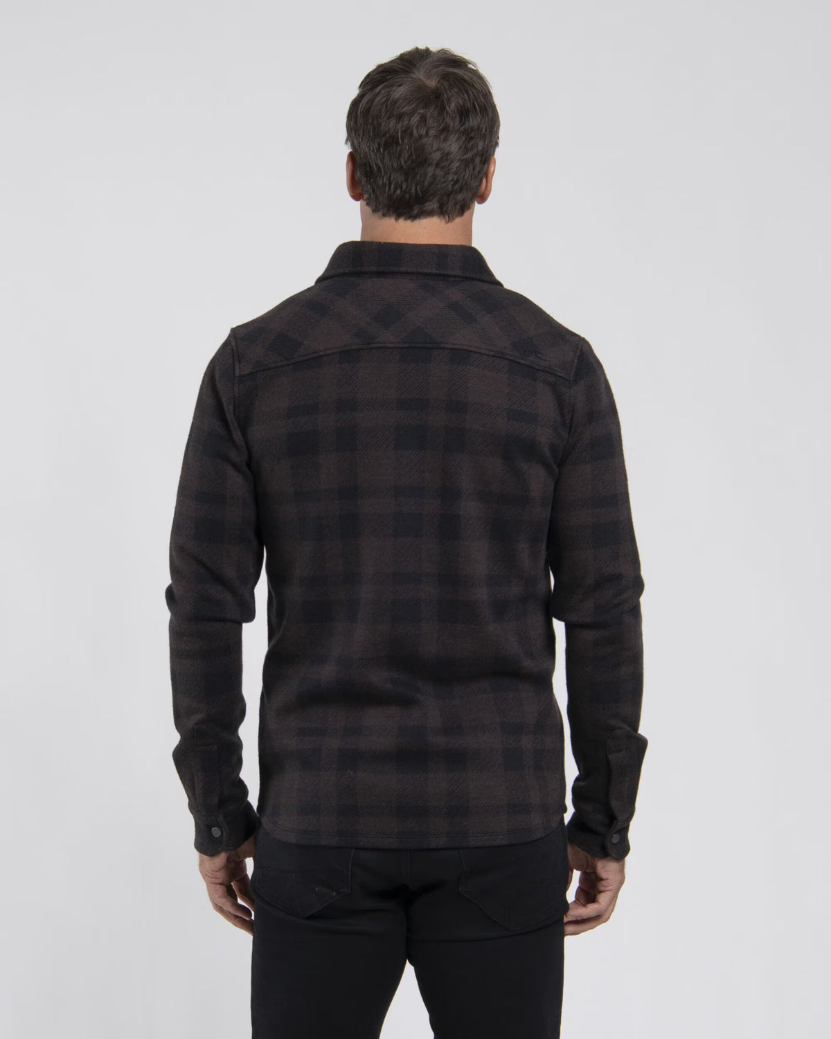 Kjus Men Yellowstone Shirt Skjorte Herre - Espresso/Black - - K01207_K0120703_MBA