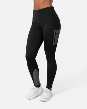 Kari Traa Ane High Waist Tights Dame - Black - Black