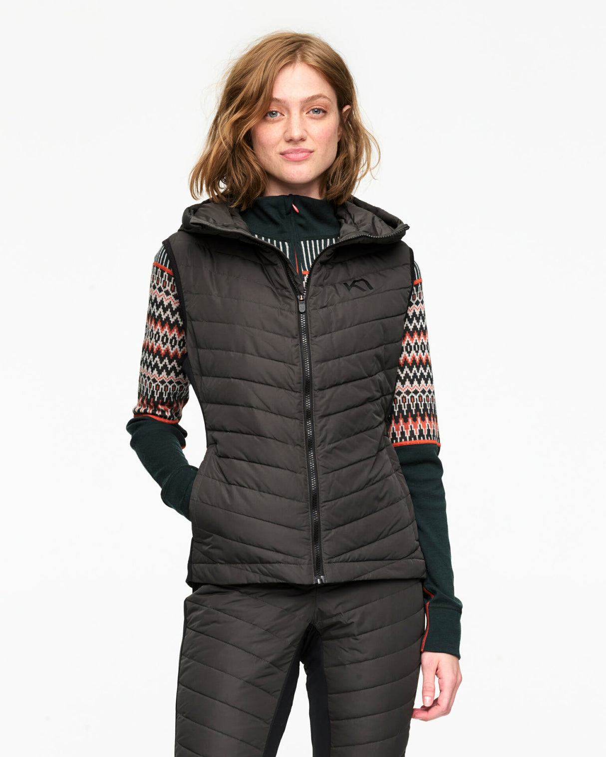 Kari Traa Eva Down Vest Dunvest Ladies