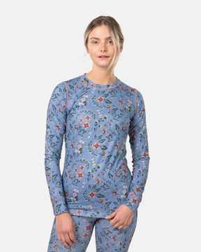 Kari Traa Fryd Long Sleeve Baselayer Skiundertrøje Dame - Iris - Iris