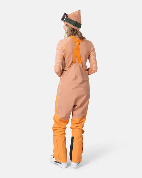 Kari Traa Johanne Bib Skibukser med Seler Dame - Light Orange -