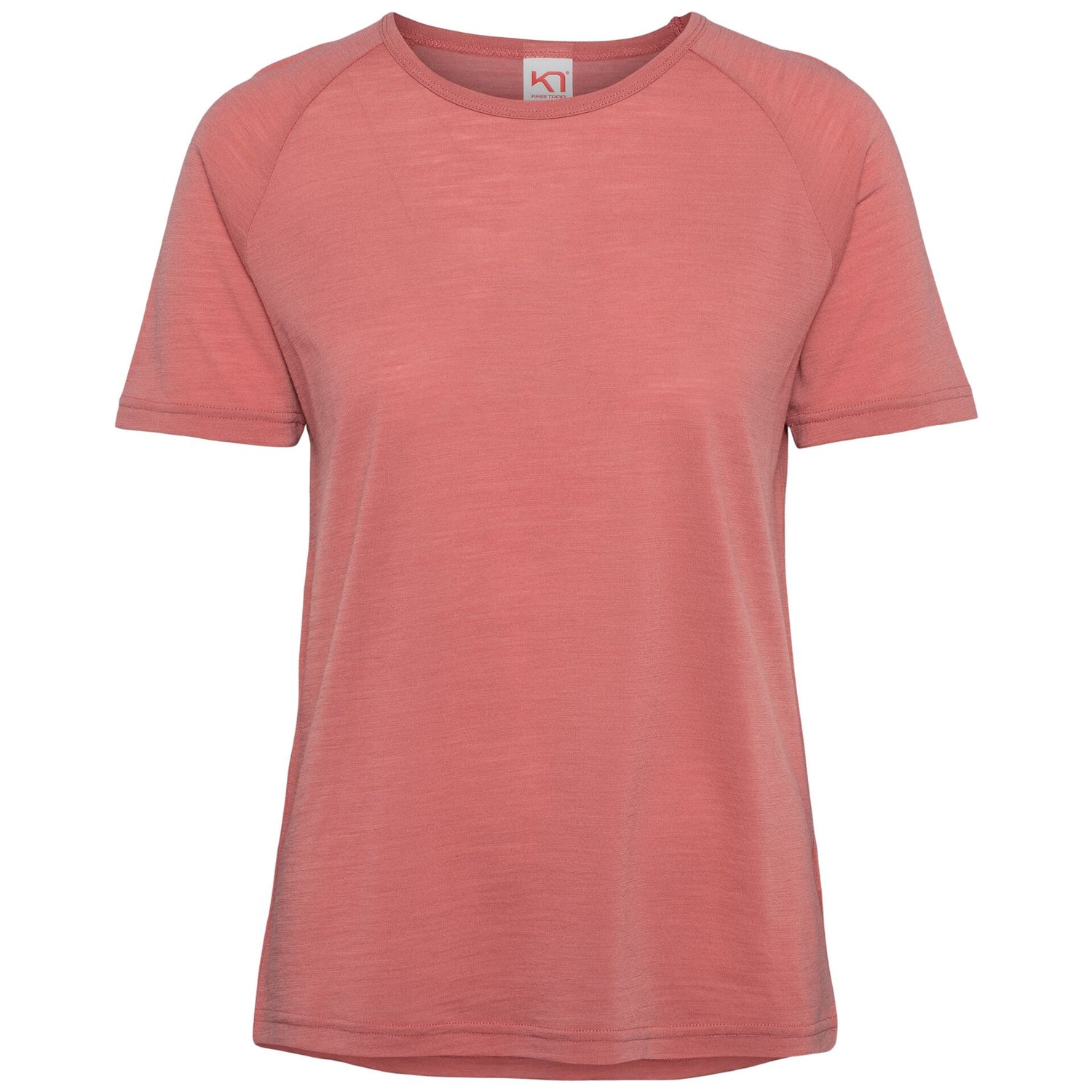 Kari Traa Sanne Wool Tee Plus Size T-shirt Dame - Cedar