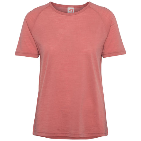 Kari Traa Sanne Wool Tee T-shirt Dame - Cedar