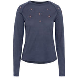 Kari Traa Summer Wool Long Sleeve Baselayer - Moon Blue