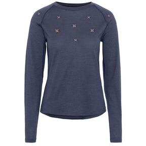 Kari Traa Summer Wool Long Sleeve Baselayer - Moon Blue - Moon Blue