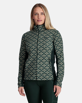 Kari Traa Thalena Fleece Dame - Pine Green