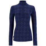 Kari Traa Rose Half Zip Baselayer Top Skiundertrøje Dame - Azure Blue