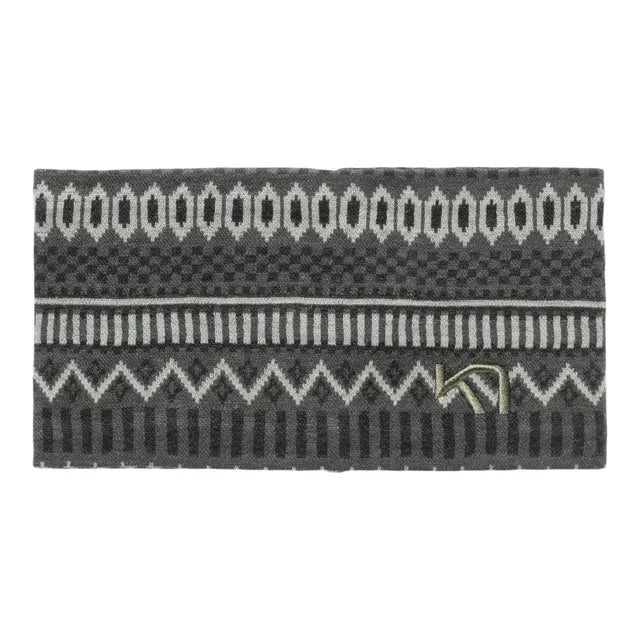 Kari Traa Åkle Headband Pandebånd Dame - Dark Grey - Dark Grey One-size