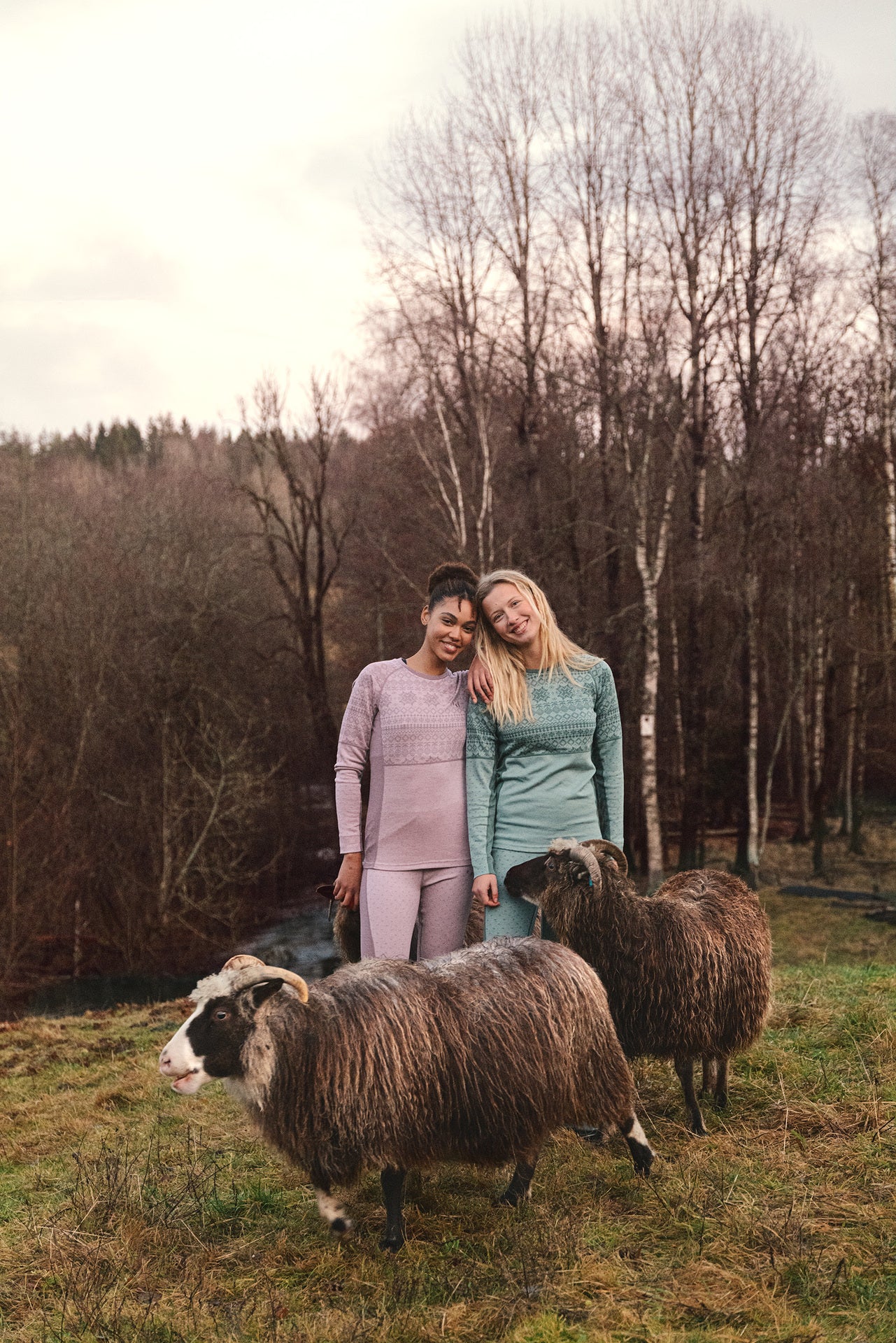 Kari Traa Vilma Long Sleeve Skiundertøj Sæt Dame - Prim Pink -