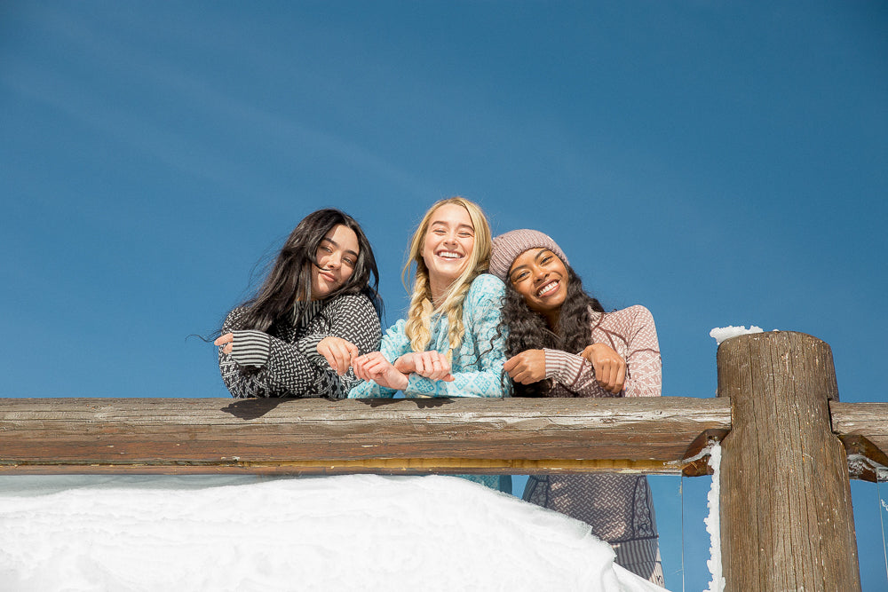 Kari Traa Rose Long Sleeve High Waist Skiundertøj Sæt Dame - Black -