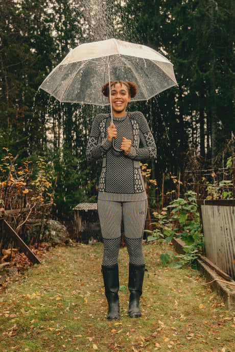 Kari Traa Smekker Long Sleeve Skiundertøj Sæt Dame - Pine Green -