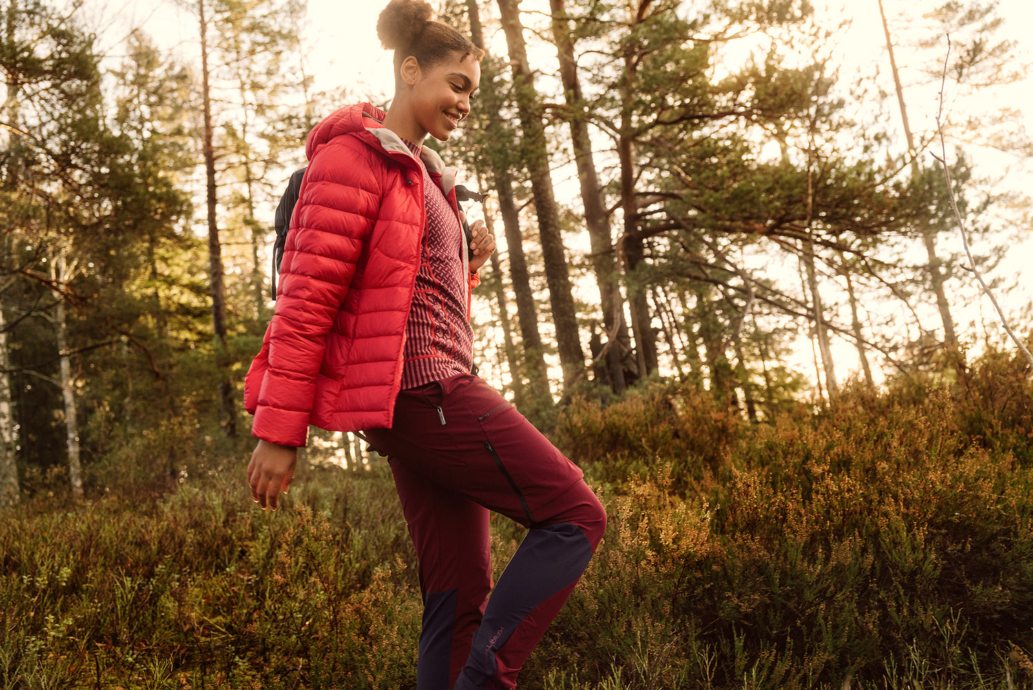 Kari Traa Smekker Long Sleeve Baselayer Skiundertrøje Dame - Rouge Red -