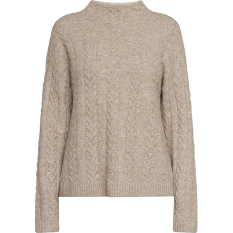 Redgreen Women RG_Katey Sweater Dame - Dark Sand Melange -