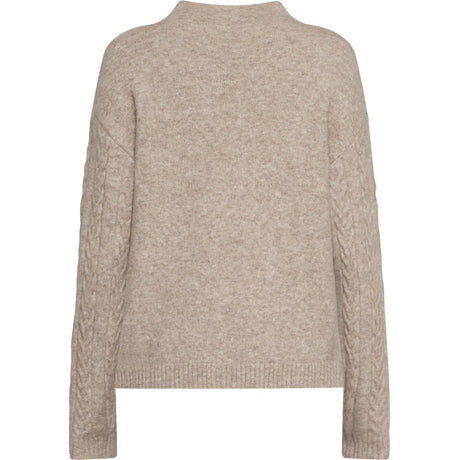 Redgreen Women RG_Katey Sweater Dame - Dark Sand Melange -