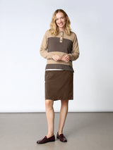 Redgreen Woman Kenzie Striktrøje Dame – Light Sand Melange
