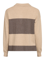 Redgreen Woman Kenzie Striktrøje Dame – Light Sand Melange