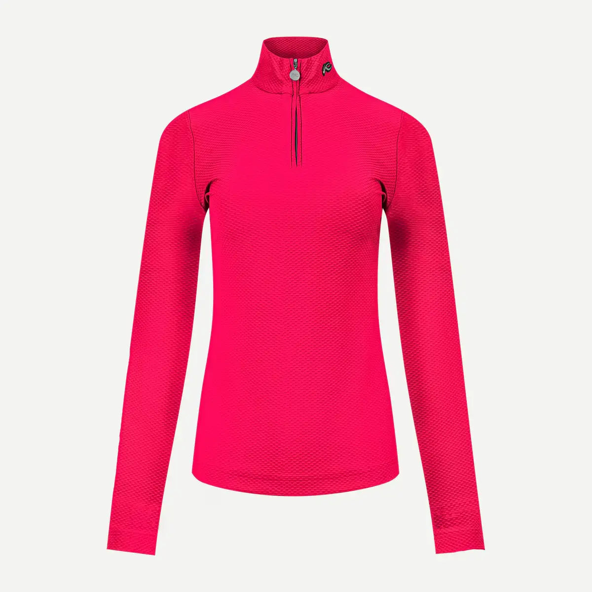 Kjus Women's Seoul Midlayer Half-Zip Skiundertrøje Dame - Cranberry