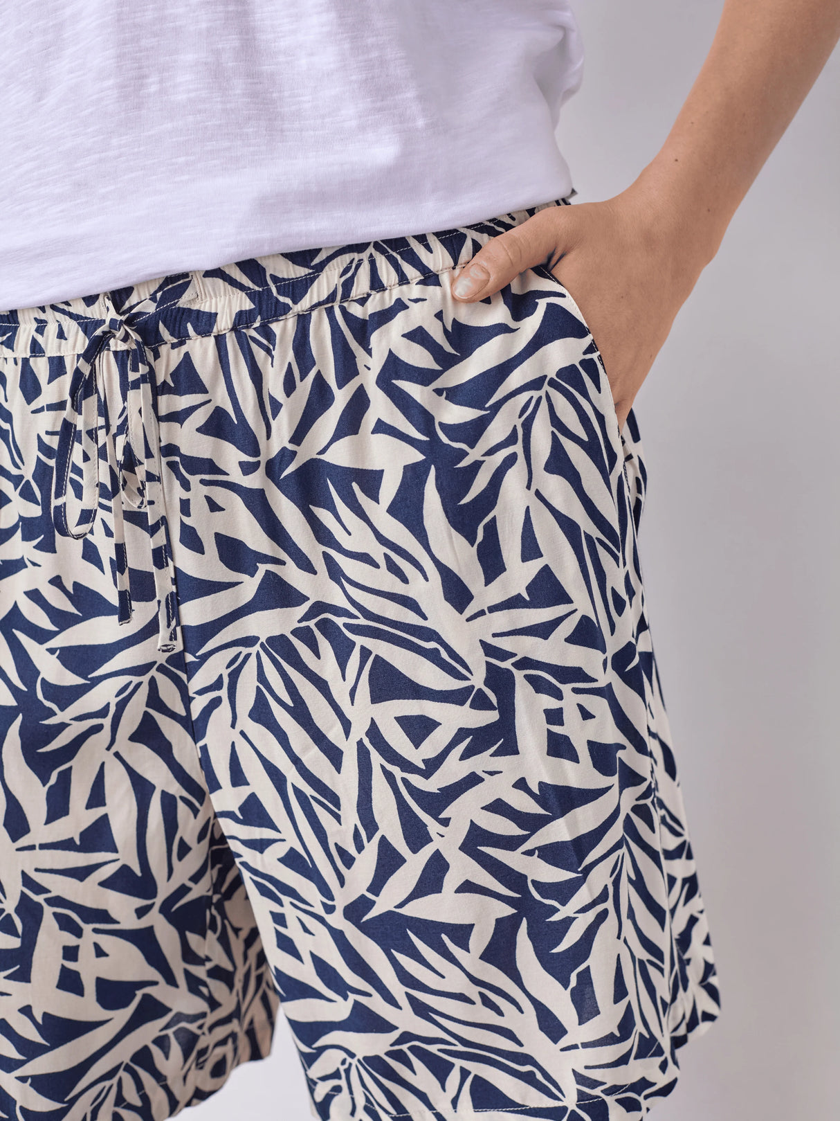 Redgreen Woman Liva Shorts Dame - Navy Pattern -