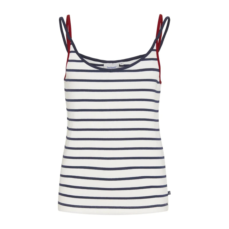Sea Ranch Lorna Tank Top Dame - Perle SR Navy