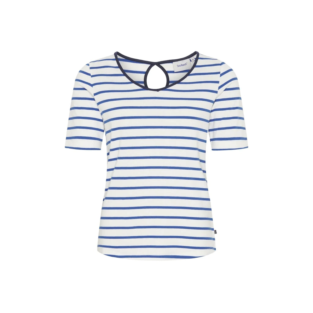 Sea Ranch Lou Tee T-Shirt Dame - Pearl Olympian Blue