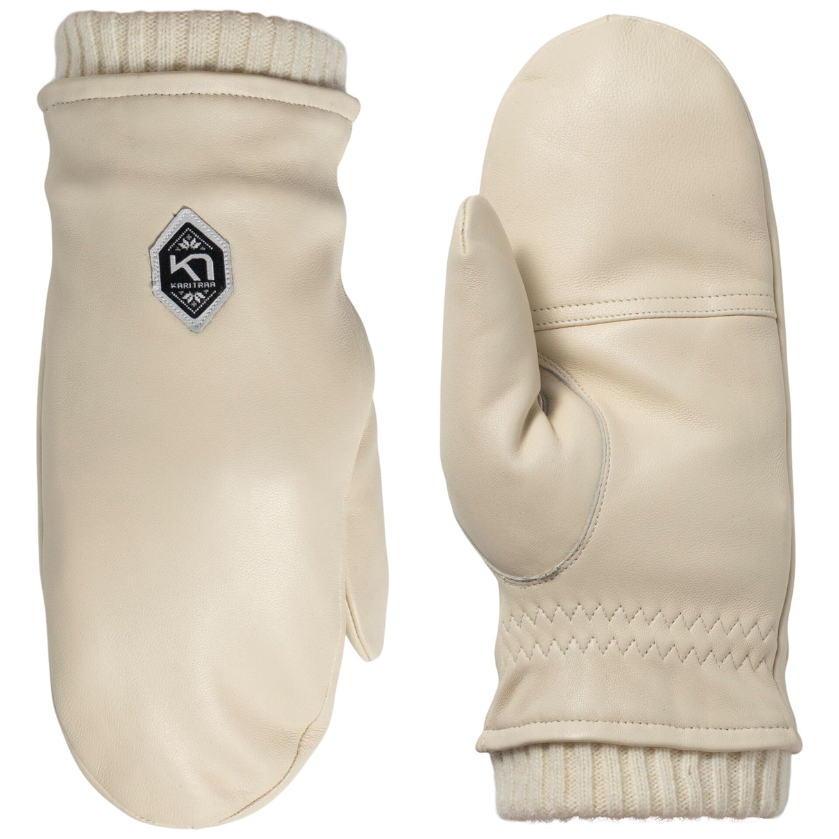 Kari Traa Himle Mittens Vanter Dame - Natural White