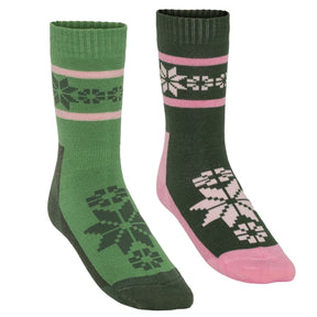 Kari Traa Rusa Sock Sportssokker Dame 2-pak - Thyme Green - Thyme Green