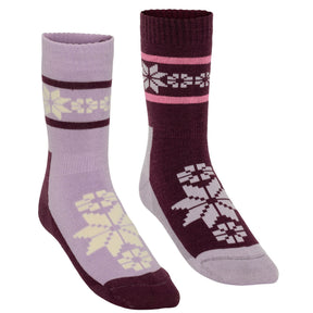 Kari Traa Rusa Sock Sportssokker Dame 2-pak - Wine - Wine