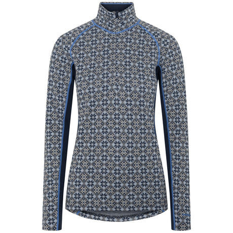 Kari Traa Rose Light Half Zip Skiundertrøje Dame - Dark Royal Blue -