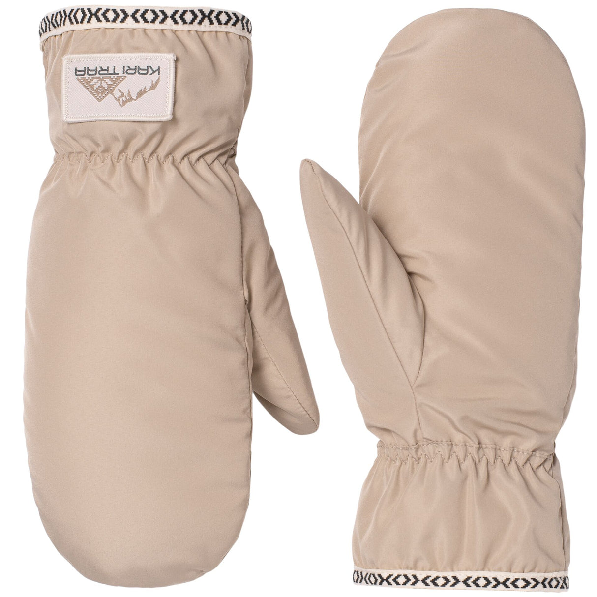 Kari Traa Stine Mittens Vanter Dame - Mocha - Mocha