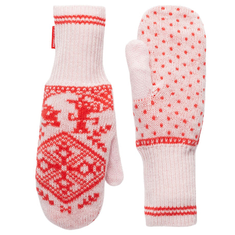 Kari Traa Saga Knit Mittens Dame - Gum - Gum