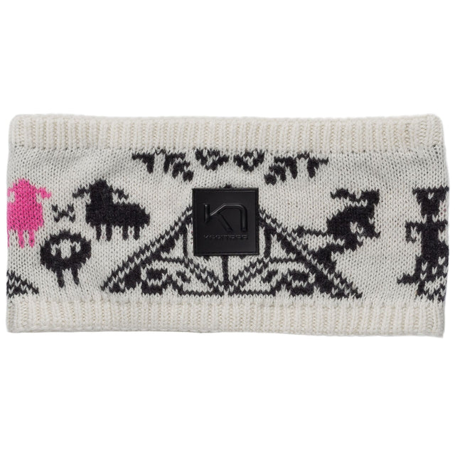 Kari Traa Saga Knit Headband Pandebånd Dame - Natural White - Natural White