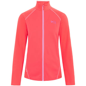 Kari Traa Kari Full-Zip Fleecejakke Dame - Candy Coral - Candy Coral