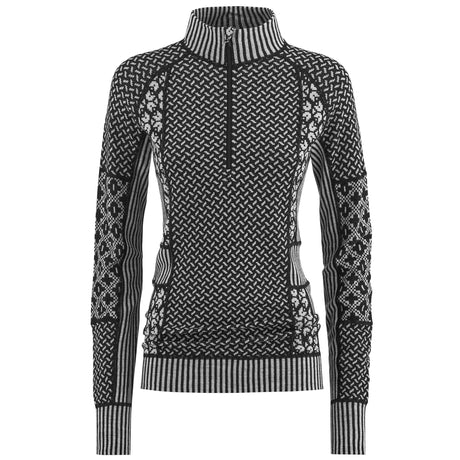 Kari Traa Smekker Half Zip Skiundertrøje Dame - Black -