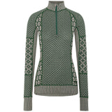 Kari Traa Smekker Half Zip Skiundertrøje Dame - Thyme Green