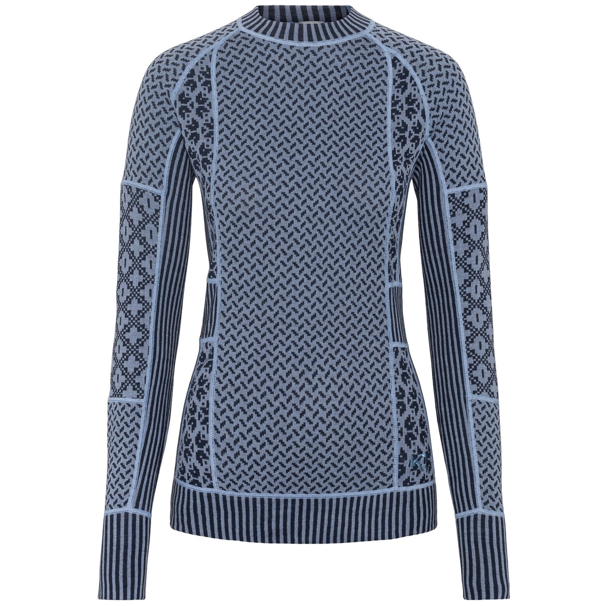 Kari Traa Smekker Long Sleeve Baselayer Skiundertrøje Dame - Iris